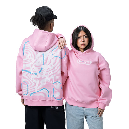 Vibrant Pink Hoodie