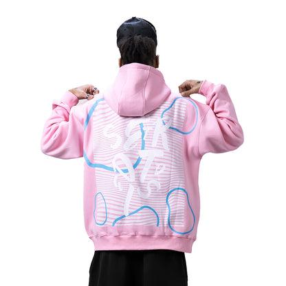 Vibrant Pink Hoodie